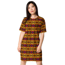 Product name: Recursia Seer Vision T-Shirt Dress. Keywords: Clothing, Print: Seer Vision, T-Shirt Dress, Women's Clothing
