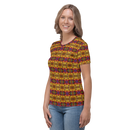 Product name: Recursia Seer Vision II Women's Crew Neck T-Shirt. Keywords: Clothing, Print: Seer Vision, Women's Clothing, Women's Crew Neck T-Shirt