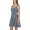Product name: Recursia Serpentine Dream Skater Dress In Blue. Keywords: Clothing, Print: Serpentine Dream, Skater Dress, Women's Clothing