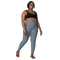 Product name: Recursia Serpentine Dream I Leggings With Pockets In Blue. Keywords: Athlesisure Wear, Clothing, Leggings with Pockets, Print: Serpentine Dream, Women's Clothing
