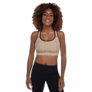 Product name: Recursia Serpentine Dream I Padded Sports Bra In Pink. Keywords: Athlesisure Wear, Clothing, Padded Sports Bra, Print: Serpentine Dream, Women's Clothing