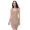 Product name: Recursia Serpentine Dream I Pencil Dress In Pink. Keywords: Clothing, Pencil Dress, Print: Serpentine Dream, Women's Clothing