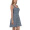 Product name: Recursia Serpentine Dream I Skater Dress In Blue. Keywords: Clothing, Print: Serpentine Dream, Skater Dress, Women's Clothing