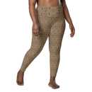 Product name: Recursia Serpentine Dream Leggings With Pockets. Keywords: Athlesisure Wear, Clothing, Leggings with Pockets, Print: Serpentine Dream, Women's Clothing