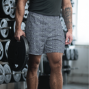 Product name: Recursia Serpentine Dream II Men's Athletic Shorts In Blue. Keywords: Athlesisure Wear, Clothing, Men's Athlesisure, Men's Athletic Shorts, Men's Clothing, Print: Serpentine Dream
