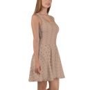 Product name: Recursia Serpentine Dream II Skater Dress In Pink. Keywords: Clothing, Print: Serpentine Dream, Skater Dress, Women's Clothing