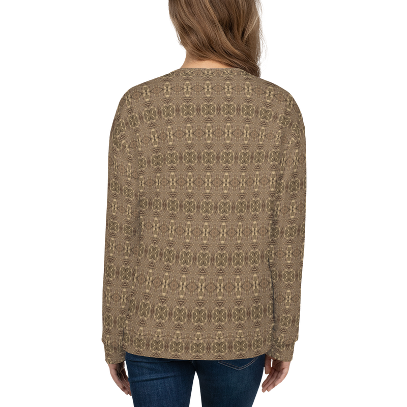 Product name: Recursia Serpentine Dream II Women's Sweatshirt. Keywords: Athlesisure Wear, Clothing, Print: Serpentine Dream, Women's Sweatshirt, Women's Tops