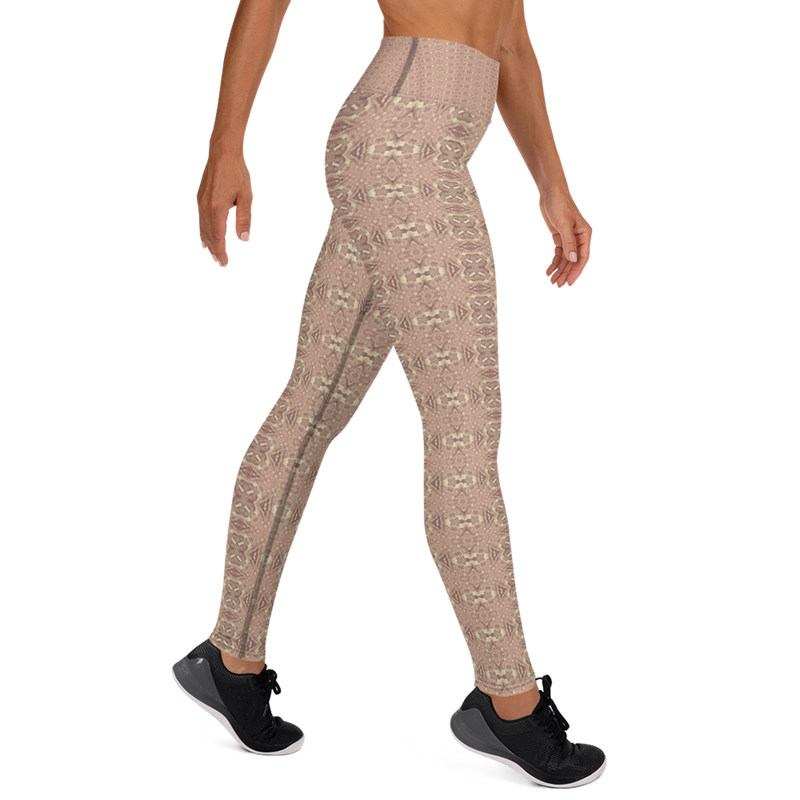 Product name: Recursia Serpentine Dream II Yoga Leggings In Pink. Keywords: Athlesisure Wear, Clothing, Print: Serpentine Dream, Women's Clothing, Yoga Leggings