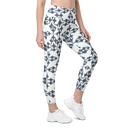 Product name: Recursia Symmetree II Leggings With Pockets In Blue. Keywords: Athlesisure Wear, Clothing, Leggings with Pockets, Print: Symmetree, Women's Clothing