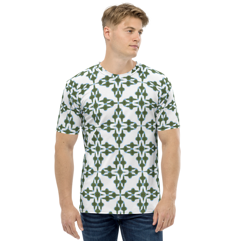 Product name: Recursia Symmetree Men's Crew Neck T-Shirt. Keywords: Clothing, Men's Clothing, Men's Crew Neck T-Shirt, Men's Tops, Print: Symmetree