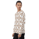 Product name: Recursia Symmetree Men's Sweatshirt In Pink. Keywords: Athlesisure Wear, Clothing, Men's Athlesisure, Men's Clothing, Men's Sweatshirt, Men's Tops, Print: Symmetree