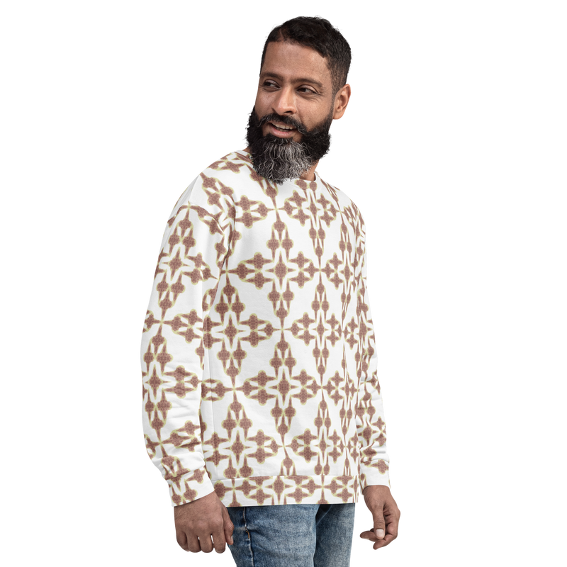 Product name: Recursia Symmetree Men's Sweatshirt In Pink. Keywords: Athlesisure Wear, Clothing, Men's Athlesisure, Men's Clothing, Men's Sweatshirt, Men's Tops, Print: Symmetree