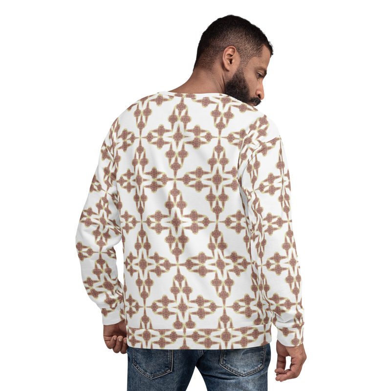 Product name: Recursia Symmetree Men's Sweatshirt In Pink. Keywords: Athlesisure Wear, Clothing, Men's Athlesisure, Men's Clothing, Men's Sweatshirt, Men's Tops, Print: Symmetree