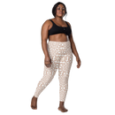 Product name: Recursia Symmetree I Leggings With Pockets In Pink. Keywords: Athlesisure Wear, Clothing, Leggings with Pockets, Print: Symmetree, Women's Clothing