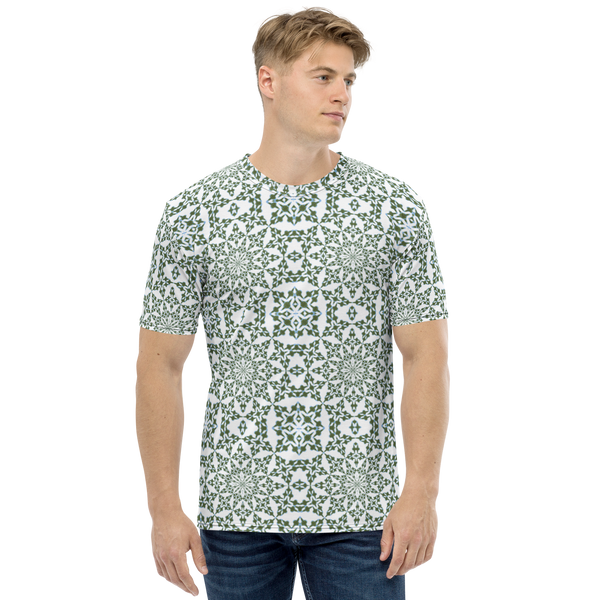 Product name: Recursia Symmetree IV Men's Crew Neck T-Shirt. Keywords: Clothing, Men's Clothing, Men's Crew Neck T-Shirt, Men's Tops, Print: Symmetree