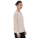 Product name: Recursia Symmetree I Men's Sweatshirt In Pink. Keywords: Athlesisure Wear, Clothing, Men's Athlesisure, Men's Clothing, Men's Sweatshirt, Men's Tops, Print: Symmetree
