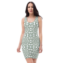 Product name: Recursia Symmetree I Pencil Dress. Keywords: Clothing, Pencil Dress, Print: Symmetree, Women's Clothing