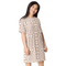 Product name: Recursia Symmetree I T-Shirt Dress In Pink. Keywords: Clothing, Print: Symmetree, T-Shirt Dress, Women's Clothing