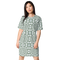 Product name: Recursia Symmetree I T-Shirt Dress. Keywords: Clothing, Print: Symmetree, T-Shirt Dress, Women's Clothing