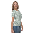 Product name: Recursia Symmetree I Women's Crew Neck T-Shirt. Keywords: Clothing, Print: Symmetree, Women's Clothing, Women's Crew Neck T-Shirt