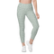 Product name: Recursia Symmetree Leggings With Pockets. Keywords: Athlesisure Wear, Clothing, Leggings with Pockets, Print: Symmetree, Women's Clothing