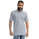 Product name: Recursia Symmetree V Men's Crew Neck T-Shirt In Blue. Keywords: Clothing, Men's Clothing, Men's Crew Neck T-Shirt, Men's Tops, Print: Symmetree