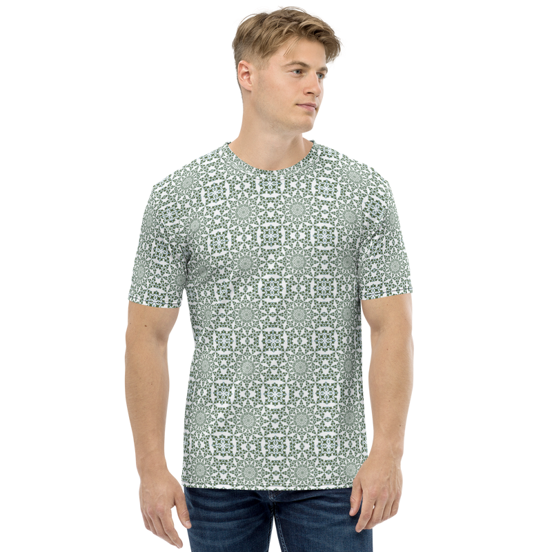 Product name: Recursia Symmetree V Men's Crew Neck T-Shirt. Keywords: Clothing, Men's Clothing, Men's Crew Neck T-Shirt, Men's Tops, Print: Symmetree