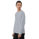 Product name: Recursia Symmetree II Men's Sweatshirt In Blue. Keywords: Athlesisure Wear, Clothing, Men's Athlesisure, Men's Clothing, Men's Sweatshirt, Men's Tops, Print: Symmetree