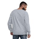 Product name: Recursia Symmetree II Men's Sweatshirt In Blue. Keywords: Athlesisure Wear, Clothing, Men's Athlesisure, Men's Clothing, Men's Sweatshirt, Men's Tops, Print: Symmetree