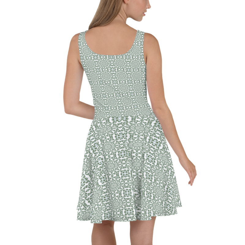 Product name: Recursia Symmetree II Skater Dress. Keywords: Clothing, Skater Dress, Print: Symmetree, Women's Clothing