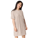 Product name: Recursia Symmetree T-Shirt Dress In Pink. Keywords: Clothing, Print: Symmetree, T-Shirt Dress, Women's Clothing