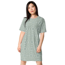 Product name: Recursia Symmetree T-Shirt Dress. Keywords: Clothing, Print: Symmetree, T-Shirt Dress, Women's Clothing