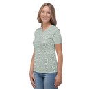 Product name: Recursia Symmetree II Women's Crew Neck T-Shirt. Keywords: Clothing, Print: Symmetree, Women's Clothing, Women's Crew Neck T-Shirt