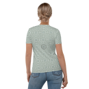 Product name: Recursia Symmetree II Women's Crew Neck T-Shirt. Keywords: Clothing, Print: Symmetree, Women's Clothing, Women's Crew Neck T-Shirt