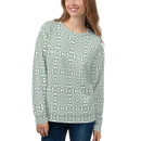 Product name: Recursia Symmetree II Women's Sweatshirt. Keywords: Athlesisure Wear, Clothing, Print: Symmetree, Women's Sweatshirt, Women's Tops