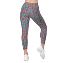 Product name: Recursia Tie-Dye Overdrive III Leggings With Pockets. Keywords: Athlesisure Wear, Clothing, Leggings with Pockets, Print: Tie-Dye Overdrive, Women's Clothing