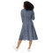 Product name: Recursia Tie-Dye Overdrive III Long Sleeve Midi Dress In Blue. Keywords: Clothing, Long Sleeve Midi Dress, Print: Tie-Dye Overdrive, Women's Clothing