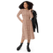 Product name: Recursia Tie-Dye Overdrive III Long Sleeve Midi Dress In Pink. Keywords: Clothing, Long Sleeve Midi Dress, Print: Tie-Dye Overdrive, Women's Clothing