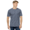 Product name: Recursia Tie-Dye Overdrive I Men's Crew Neck T-Shirt In Blue. Keywords: Clothing, Men's Clothing, Men's Crew Neck T-Shirt, Men's Tops, Print: Tie-Dye Overdrive