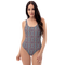 Product name: Recursia Tie-Dye Overdrive I One Piece Swimsuit. Keywords: Clothing, One Piece Swimsuit, Swimwear, Print: Tie-Dye Overdrive, Unisex Clothing