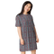 Product name: Recursia Tie-Dye Overdrive III T-Shirt Dress. Keywords: Clothing, T-Shirt Dress, Print: Tie-Dye Overdrive, Women's Clothing
