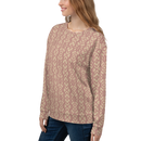 Product name: Recursia Tie-Dye Overdrive I Women's Sweatshirt In Pink. Keywords: Athlesisure Wear, Clothing, Print: Tie-Dye Overdrive, Women's Sweatshirt, Women's Tops
