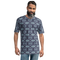 Product name: Recursia Tie-Dye Overdrive II Men's Crew Neck T-Shirt In Blue. Keywords: Clothing, Men's Clothing, Men's Crew Neck T-Shirt, Men's Tops, Print: Tie-Dye Overdrive