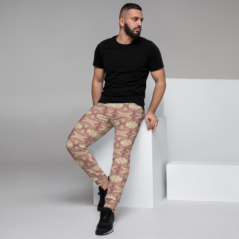 Product name: Recursia Tie-Dye Overdrive II Men's Joggers In Pink. Keywords: Athlesisure Wear, Clothing, Men's Athlesisure, Men's Bottoms, Men's Clothing, Men's Joggers, Print: Tie-Dye Overdrive
