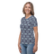 Product name: Recursia Tie-Dye Overdrive II Women's Crew Neck T-Shirt In Blue. Keywords: Clothing, Print: Tie-Dye Overdrive, Women's Clothing, Women's Crew Neck T-Shirt