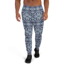 Product name: Recursia Tie-Dye Overdrive Men's Joggers In Blue. Keywords: Athlesisure Wear, Clothing, Men's Athlesisure, Men's Bottoms, Men's Clothing, Men's Joggers, Print: Tie-Dye Overdrive