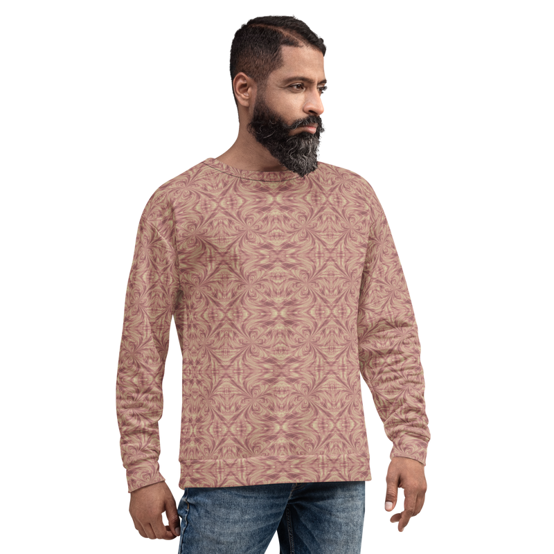 Product name: Recursia Tie-Dye Overdrive III Men's Sweatshirt In Pink. Keywords: Athlesisure Wear, Clothing, Men's Athlesisure, Men's Clothing, Men's Sweatshirt, Men's Tops, Print: Tie-Dye Overdrive