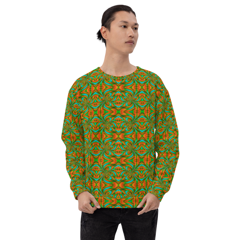 Product name: Recursia Tie-Dye Overdrive III Men's Sweatshirt. Keywords: Athlesisure Wear, Clothing, Men's Athlesisure, Men's Clothing, Men's Sweatshirt, Men's Tops, Print: Tie-Dye Overdrive