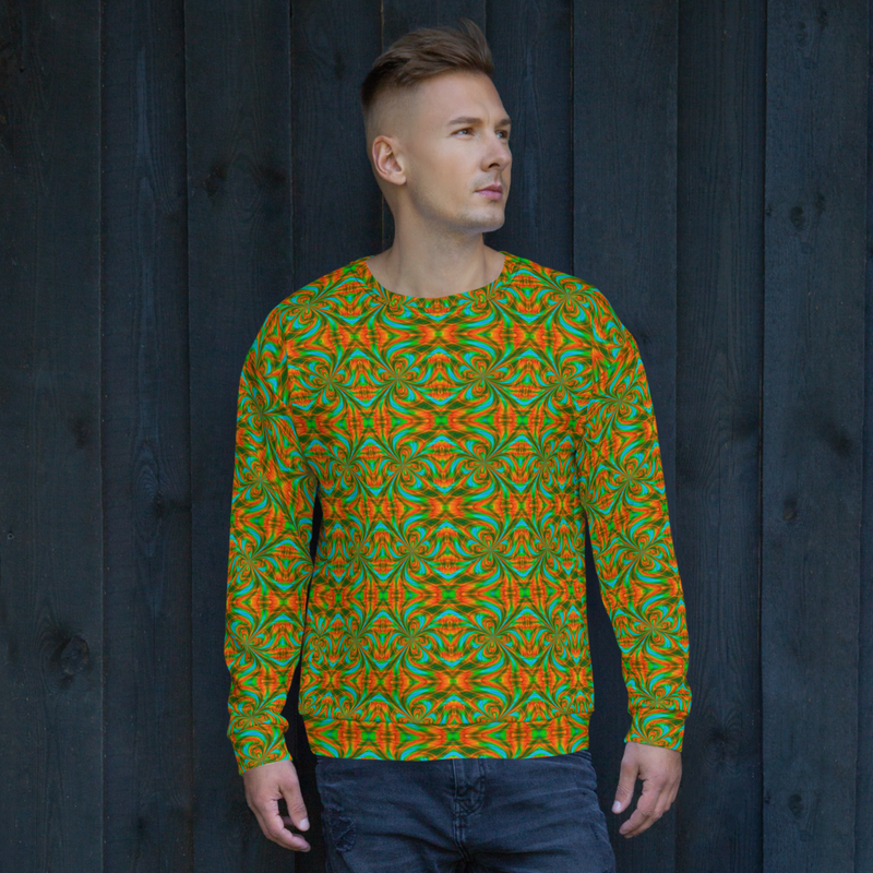 Product name: Recursia Tie-Dye Overdrive III Men's Sweatshirt. Keywords: Athlesisure Wear, Clothing, Men's Athlesisure, Men's Clothing, Men's Sweatshirt, Men's Tops, Print: Tie-Dye Overdrive