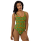 Product name: Recursia Tie-Dye Overdrive III One Piece Swimsuit. Keywords: Clothing, One Piece Swimsuit, Swimwear, Print: Tie-Dye Overdrive, Unisex Clothing